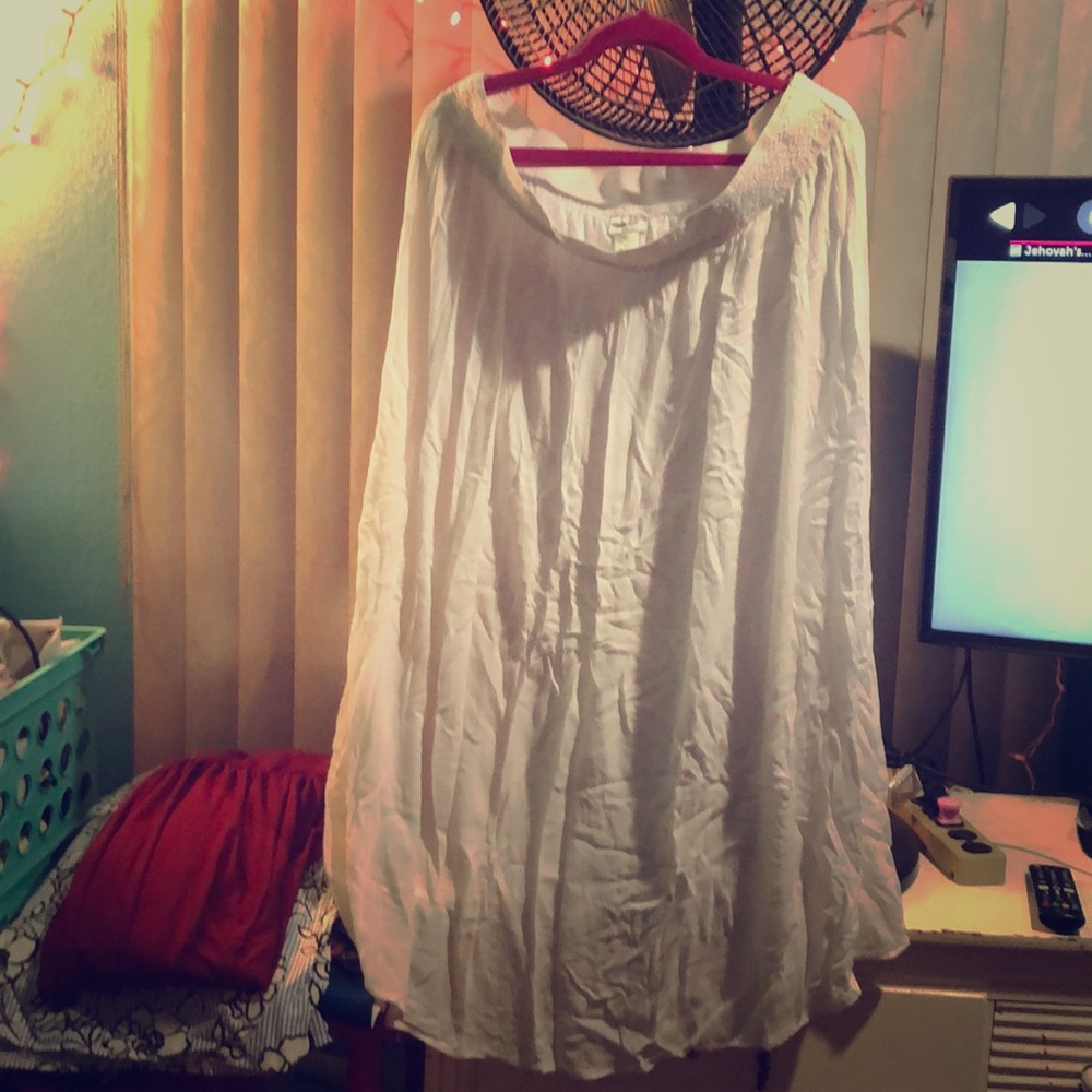 White skirt